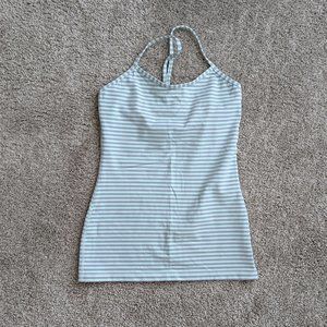 lululemon Power Y - Mint & Grey Stripe